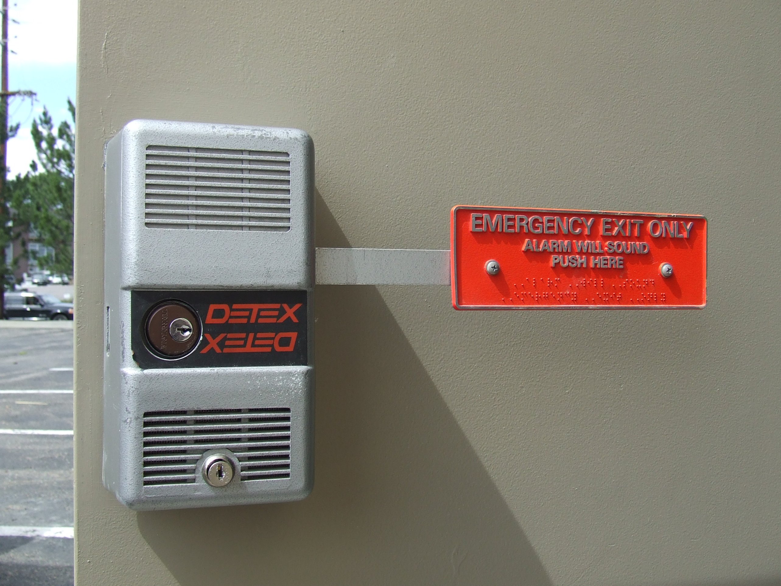 Detex alarm lock repair & replacement Sunrise